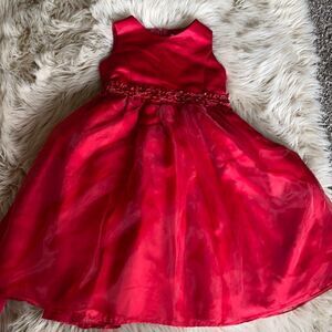 Girls Sugar Plum Holiday Red Fancy Dress 4T